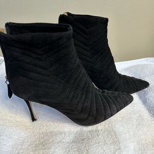 Marion Parke quilted suede booties
